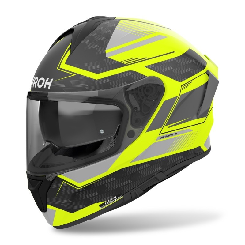 Casco integrale Airoh Spark 2 Zenith Giallo Opaco helmet casque