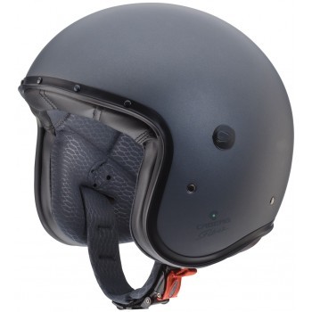 Casco jet Vintage Caberg Freeride X grigio matt gunmetal scrambler custom cafe racer helmet