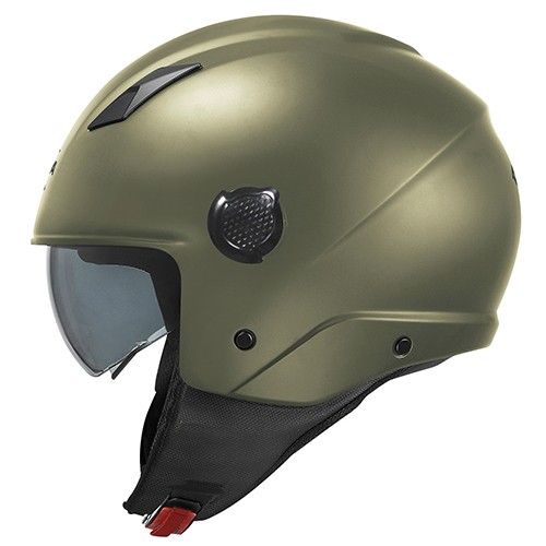Casco Jet Kappa Kv58 Verde Opaco helmet