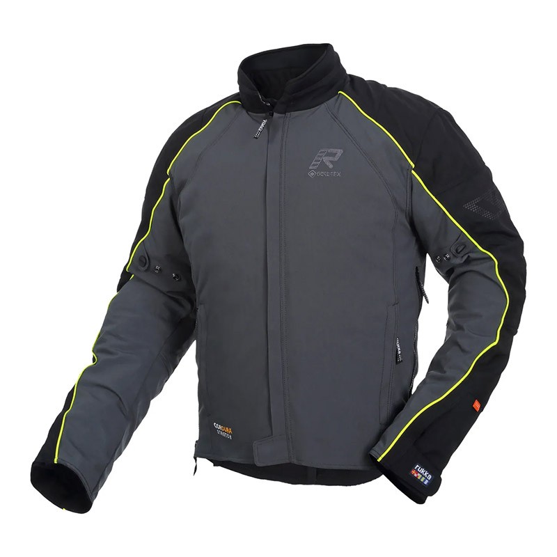 Giacca Moto RUKKA Comfo-R antracite giallo jacket