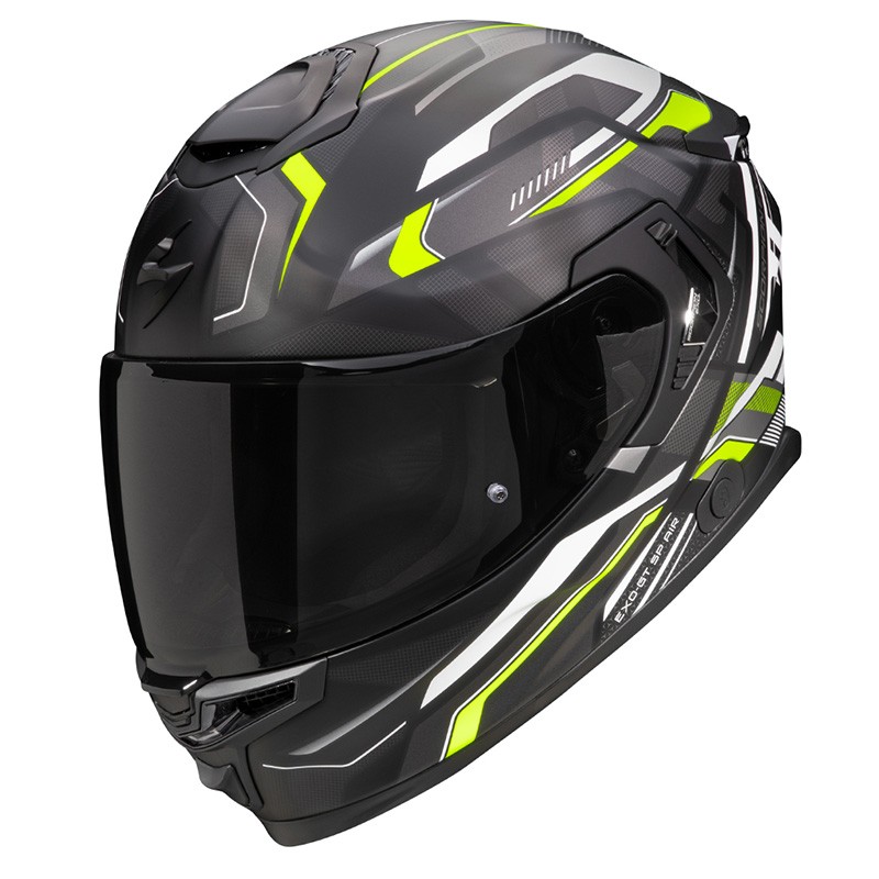 Casco integrale Scorpion Exo-GT Sp Air Augusta giallo opaco