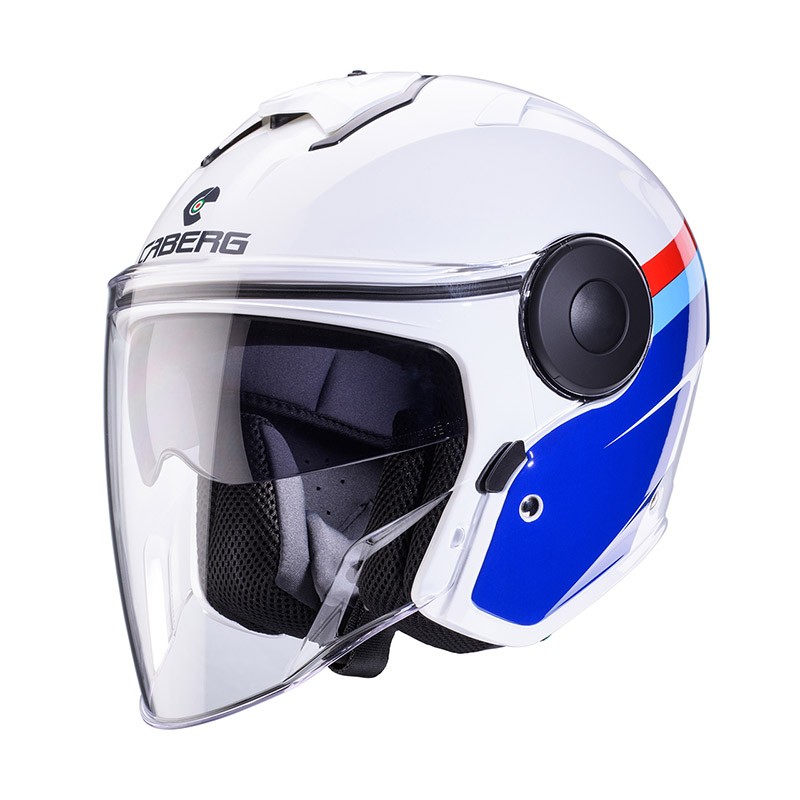 Casco Caberg Soho Zephyr WHITE RED BLU HELMET