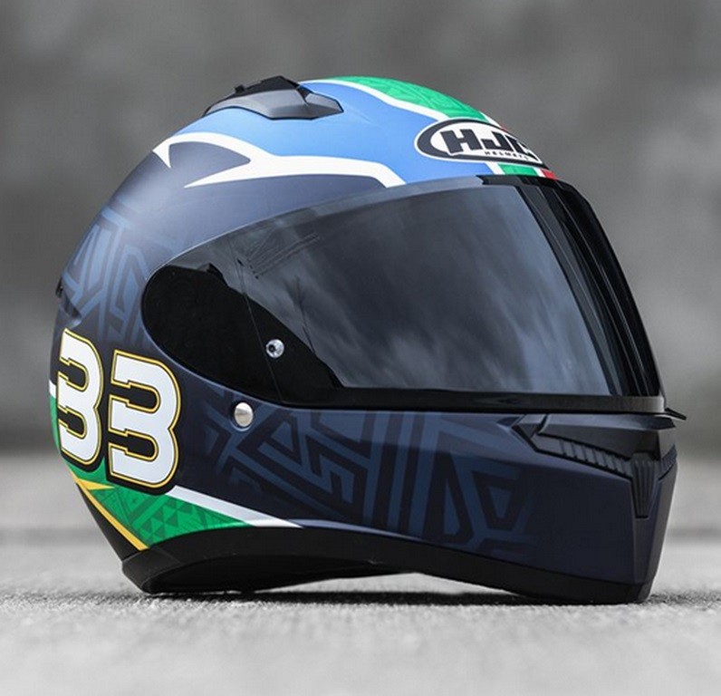 Casco integrale moto Hjc C10 BB33 BRAD BINDER helmet casque