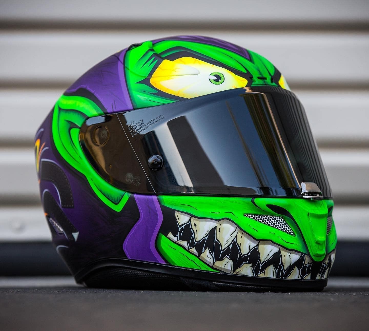 Casco Hjc Rpha 11 Green Goblin fiber Helmet casque