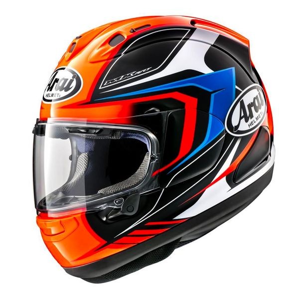 Casco Integrale Arai RX-7 V Mazered Arancione helmet casque