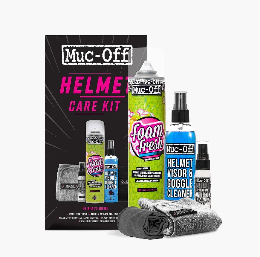 KIT PULIZIA MANUTENZIONE CASCO MUC-OFF HELMET CARE KIT