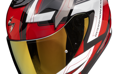 Casco integrale Scorpion exo 391 CAPTOR Black Red helmet casque