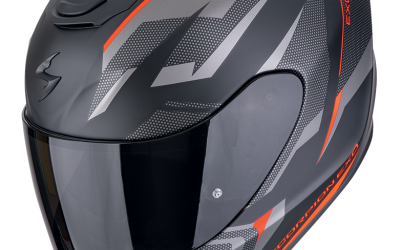 Casco integrale Scorpion exo 391 AAXO black red helmet casque