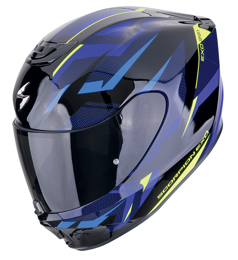 Casco integrale Scorpion exo 391 AAXO Black Blu helmet casque