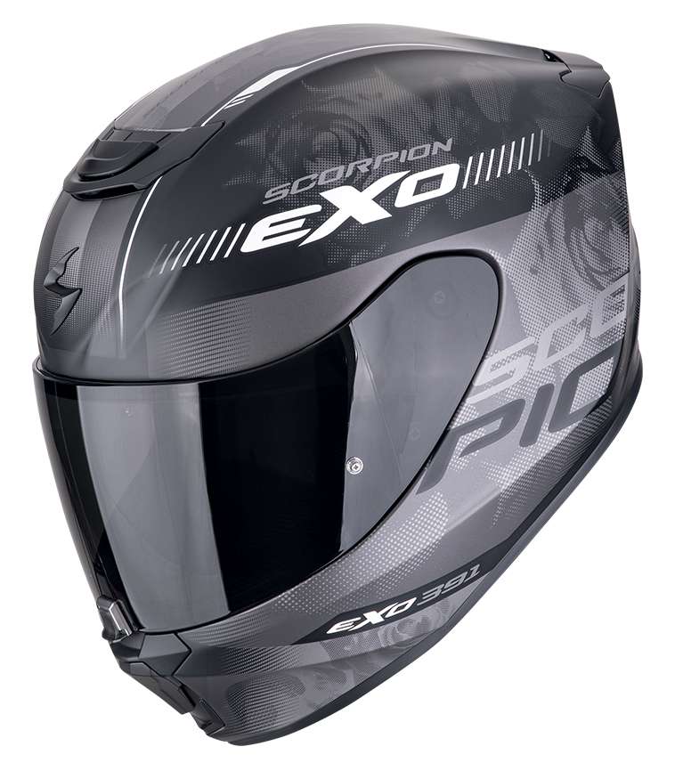 Casco integrale Scorpion exo 391 AVA Black Grey helmet casque