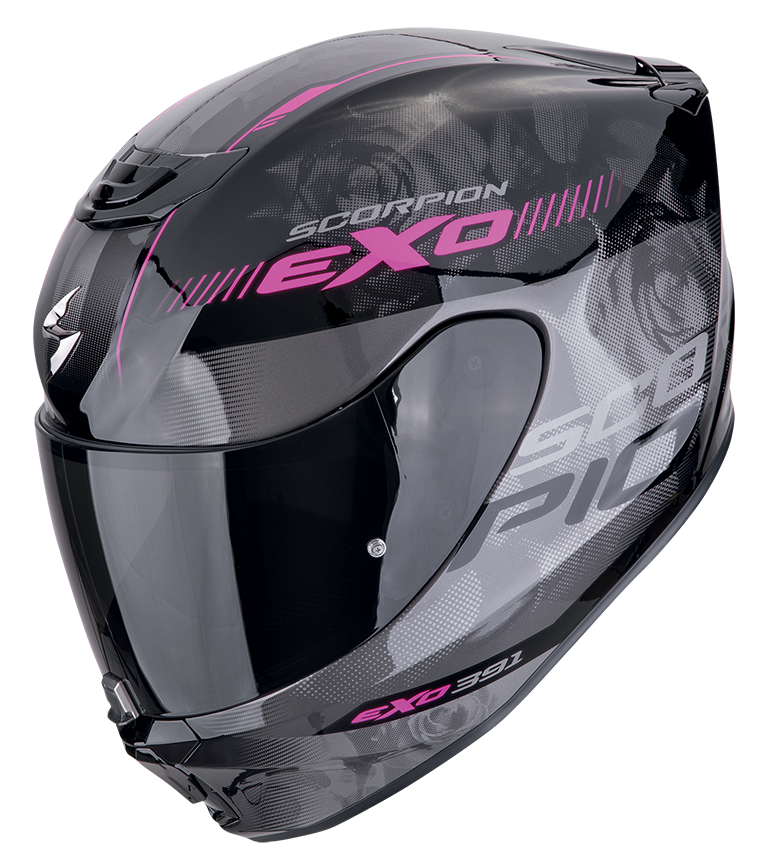 Casco integrale Scorpion exo 391 AVA Black Pink helmet casque
