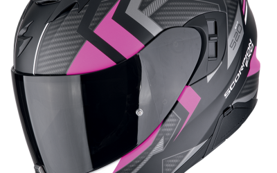 Casco integrale Scorpion exo 520 evo SENSUS MATT BLACK PINK helmet casque