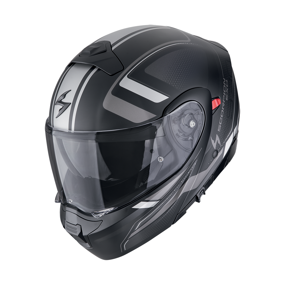 Casco modulare Scorpion EXO 930 EVO ARDENS BLACK GREY helmet casque