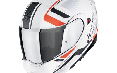 Casco modulare Scorpion EXO 930 EVO ARDENS WHITE MATT helmet casque