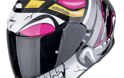 Casco integrale Scorpion exo 491 PIRATE Pink helmet casque
