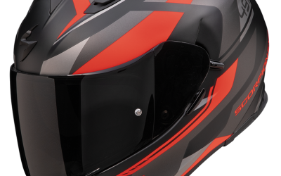 Casco integrale Scorpion exo 491 ABILIS Black Red helmet casque