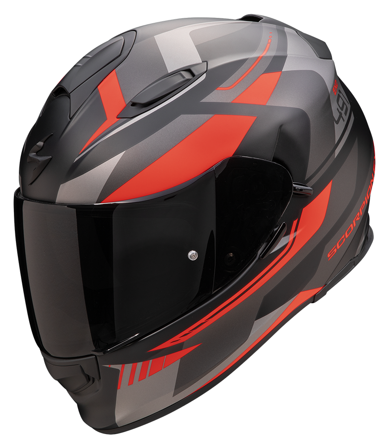 Casco integrale Scorpion exo 491 ABILIS Black Red helmet casque