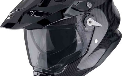 Casco adventure Scorpion ADF-9000 Carbon Gloss helmet casque