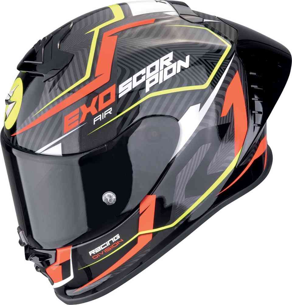 Casco integrale Scorpion Exo R1 EVO 2 Coup Black Neon Red Yellow helmet casque