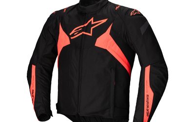 Giacca Moto Alpinestars T Jaws V4 WP WaterProof Black Red jacket