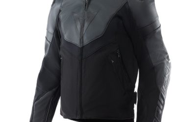 Giacca pelle Dainese IPERATTIVA Black leather jacket