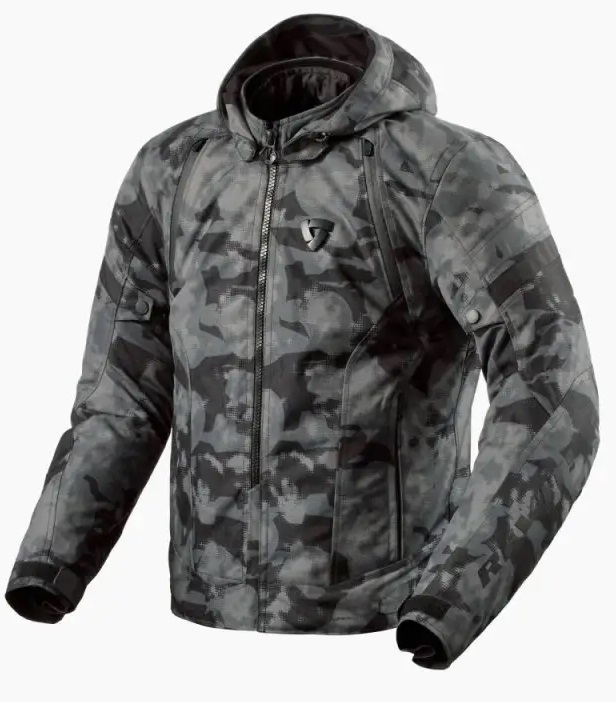 Giacca invernale moto Rev'it Flare 3 camo dark grey winter jacket
