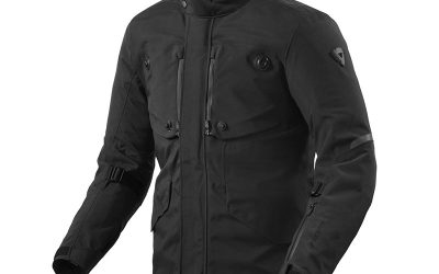 Giacca Moto Laminata Revit Trench 2 GoreTex Black