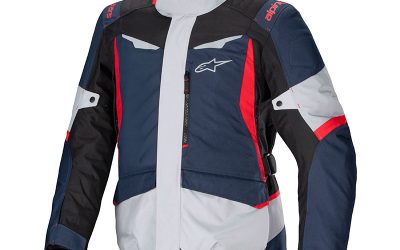Giacca Moto Alpinestars ST-1 WP WaterProof White Red Blue jacket