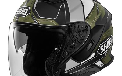 Casco Shoei J-Cruise 3 Whizzy TC11 Nero Verde helmet