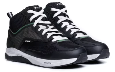 Scarpe Moto Uomo Tcx NALBAK AIR Black Green shoes