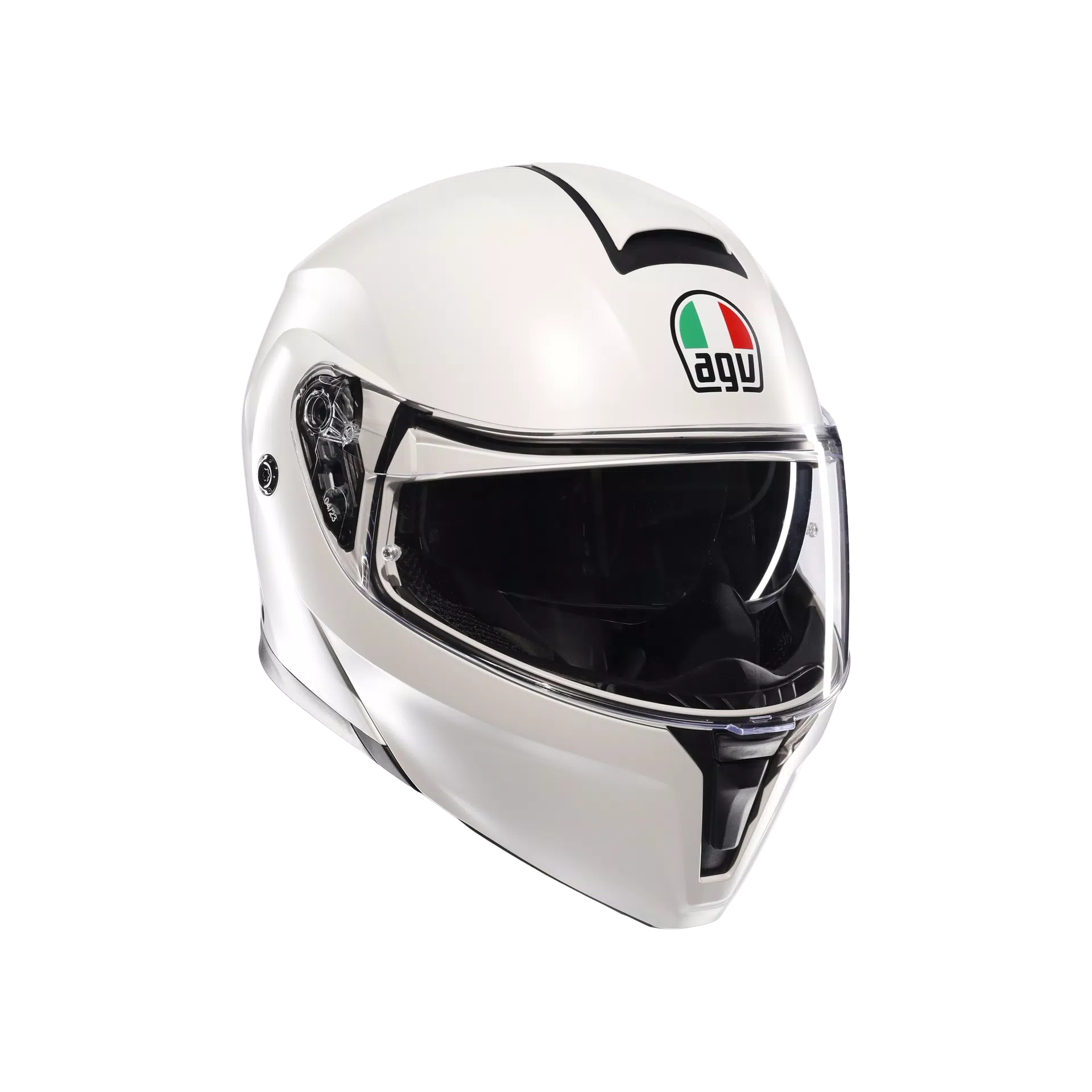 Casco modulare Agv Streetmodular Mono Matt Black Materia White helmet