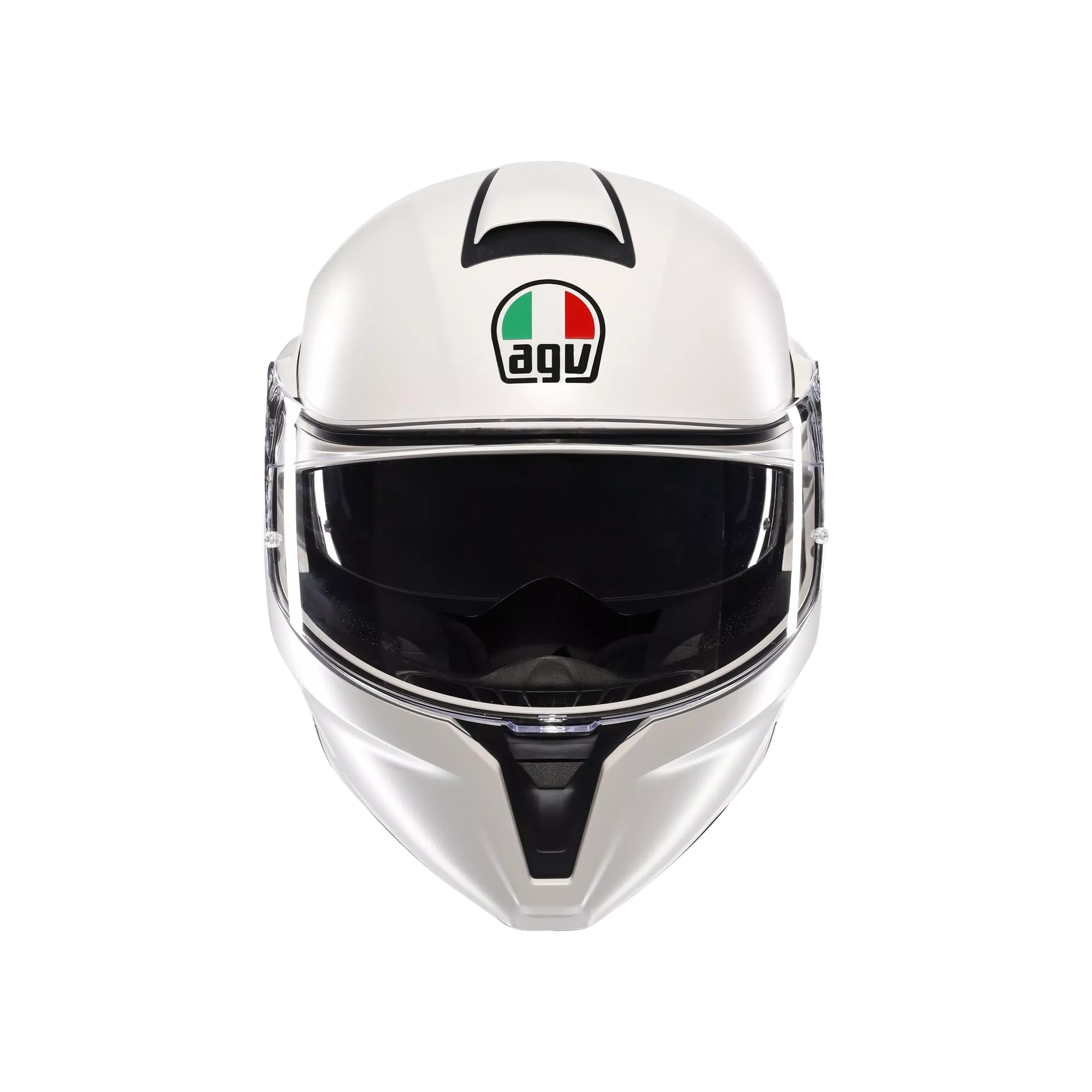 Casco modulare Agv Streetmodular Mono Matt Black Materia White helmet