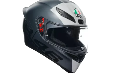 Casco integrale Agv K1 S Limit 46 Matt Black grey helmet