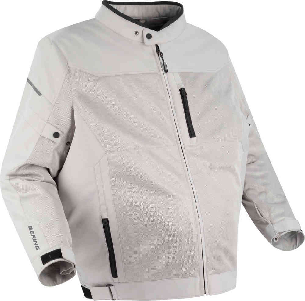 Giacca Moto Uomo Bering Ozone King Size Silver Jacket