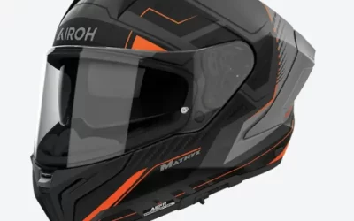 Casco Moto Integrale Airoh MATRYX Rocket Orange Matt helmet casque