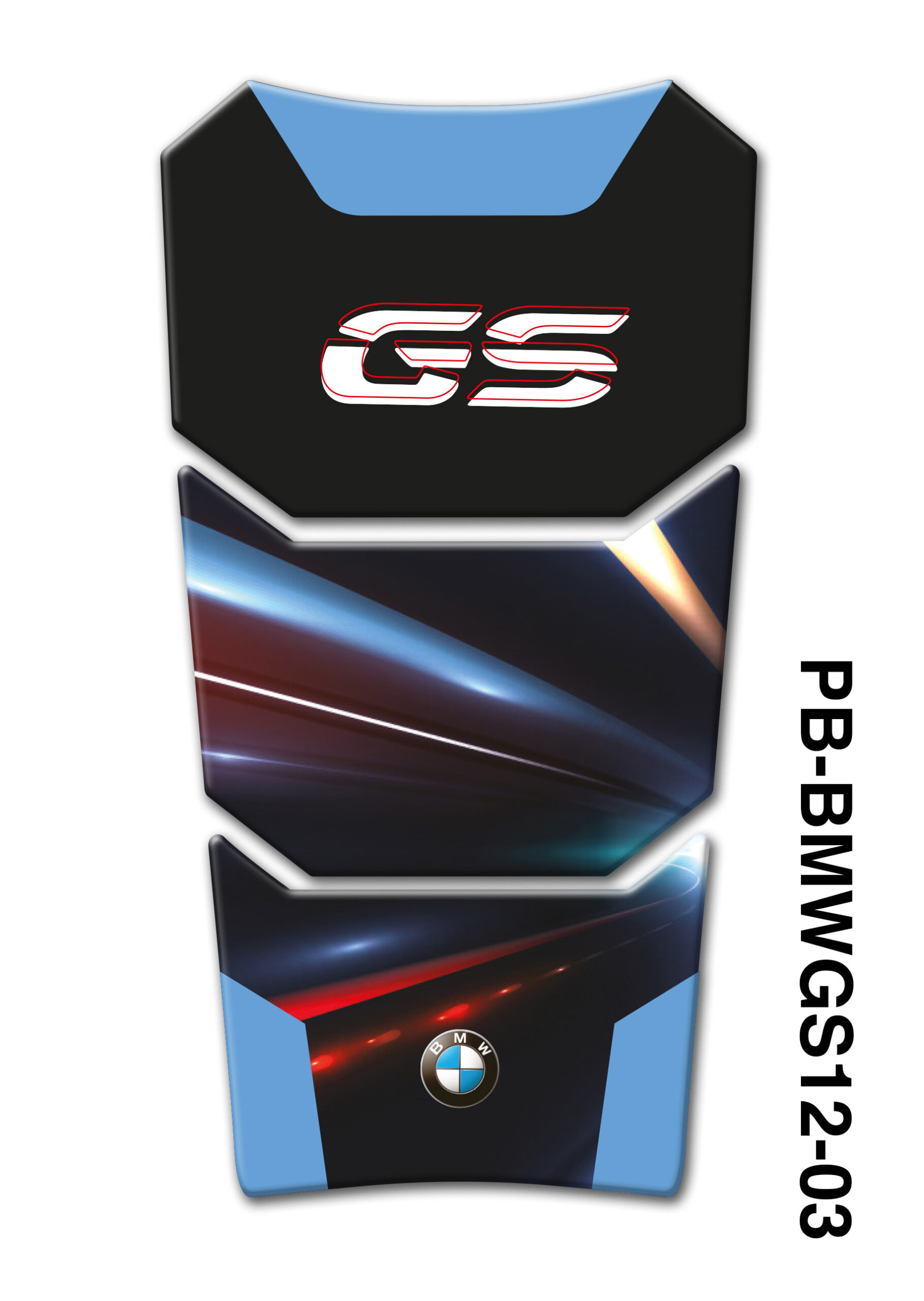 Adesivo resinato per reserbatoio moto BMW GS