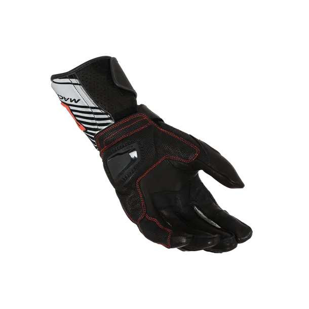 Guanti Macna Pelle Airpack black White gloves