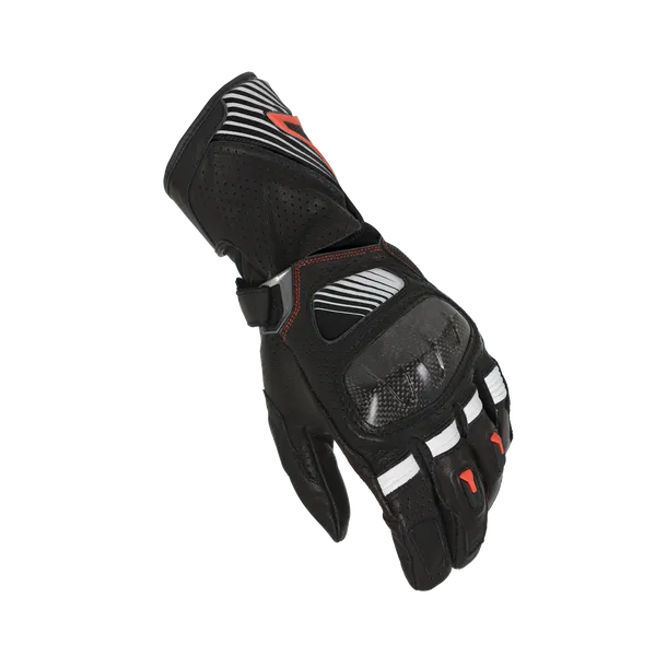 Guanti Macna Pelle Airpack black White gloves