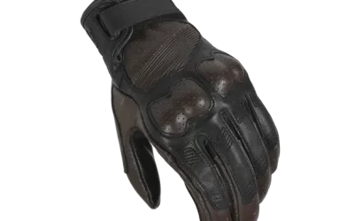 Guanti Moto Pelle Macna Bold Black Brown gloves