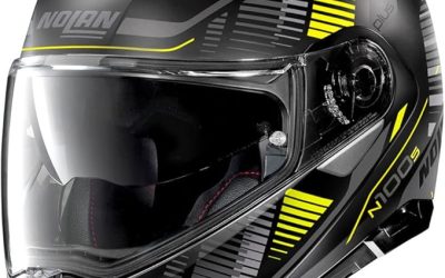 Casco modulare Nolan N100-5 Plus Starboard yellow 42 helmet casque