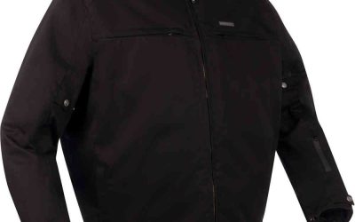 Giacca Moto Uomo Bering Zander Impermeabile King Size Black Jacket