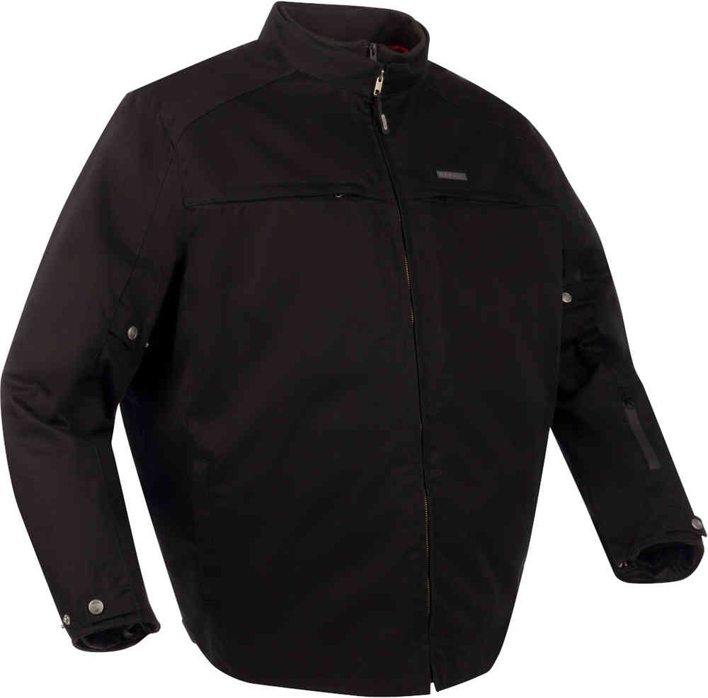 Giacca Moto Uomo Bering Zander Impermeabile King Size Black Jacket