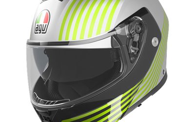 Casco modulare Agv Streetmodular Iseo Grey Yellow helmet