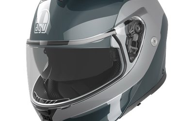 Casco modulare Agv Streetmodular Levico Glossy Grey helmet