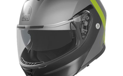 Casco modulare Agv Streetmodular Resia Grey Yellow helmet