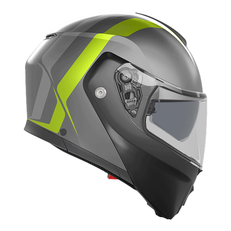 Casco modulare Agv Streetmodular Resia Grey Yellow helmet