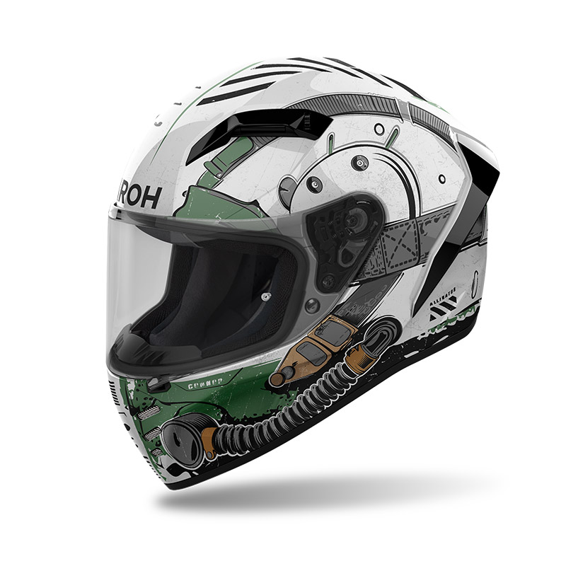 Casco integrale Airoh CONNOR Alligator Gloss helmet casque