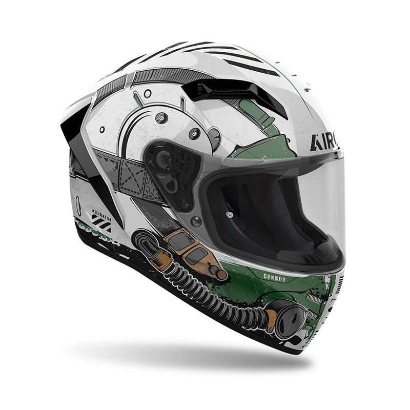 Casco integrale Airoh CONNOR Alligator Gloss helmet casque