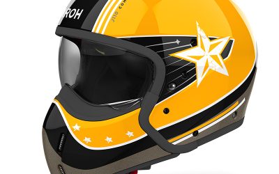 Casco modulare Airoh J110  Command Yellow Gloss helmet