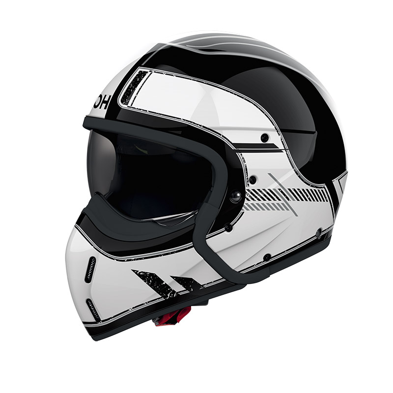 Casco modulare Airoh J110 RASTER White Gloss helmet